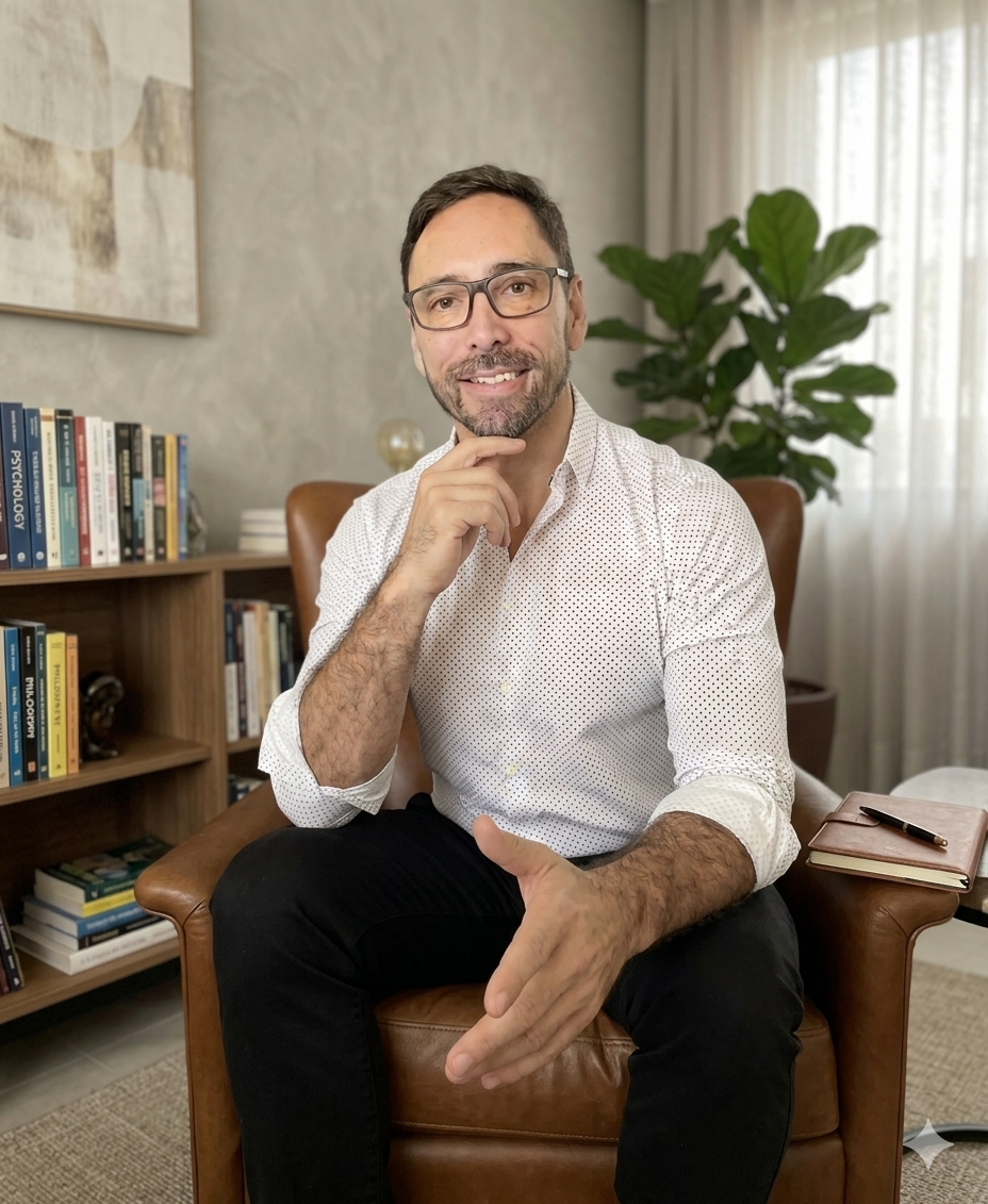 Felipe Barril en su consulta